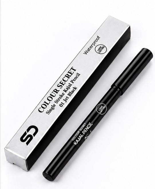 colour secret single stroke kohl pencil waterpoorf 01 jet black