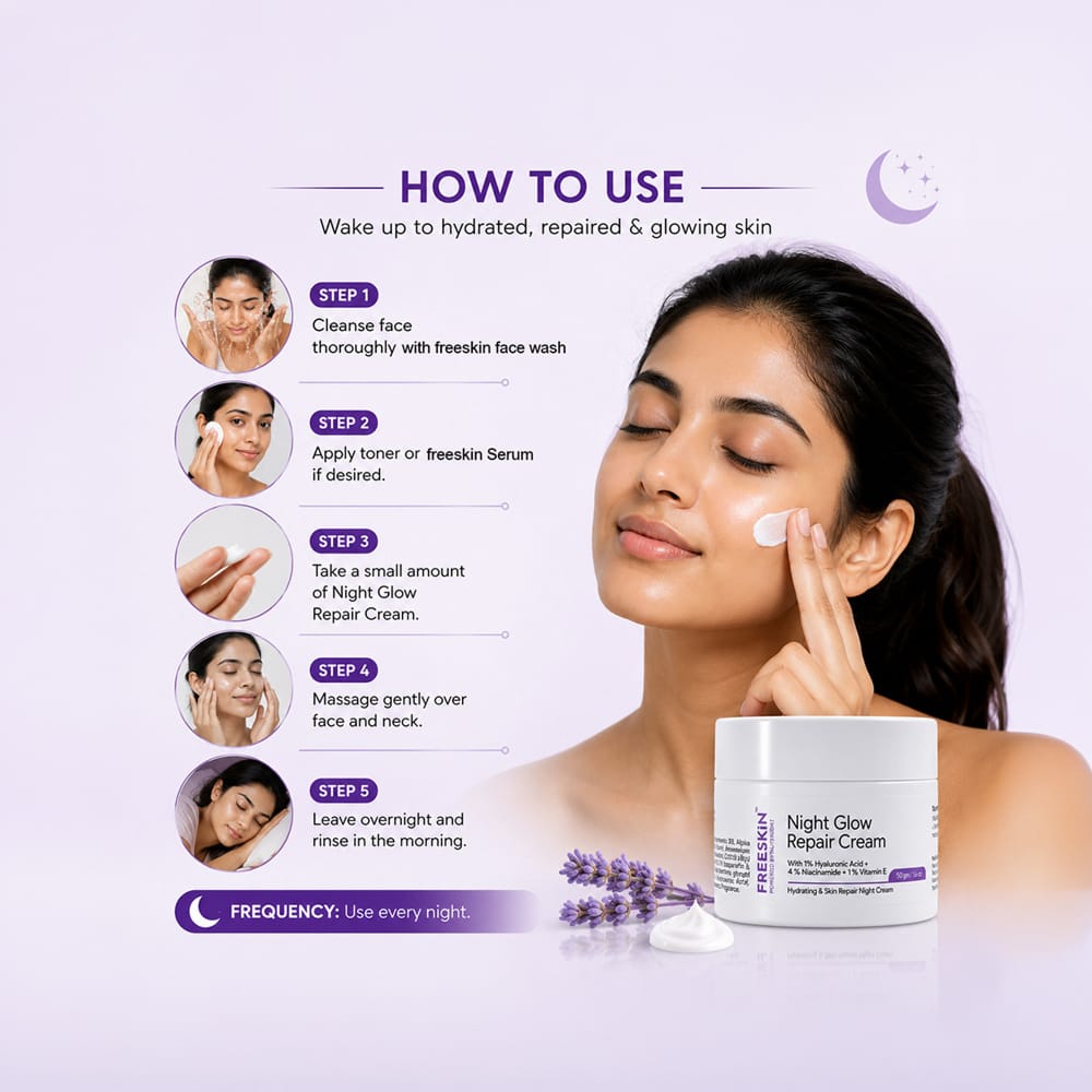 Freeskin Glow Repair Night Cream 50gm