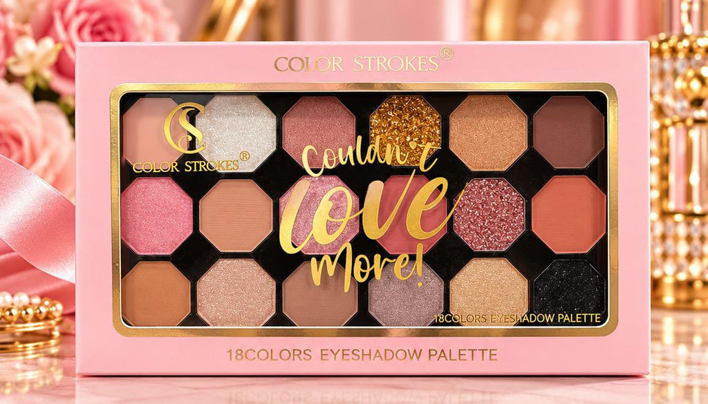 Color Strokes "Couldn't Love More" 18-Color Eyeshadow Palette