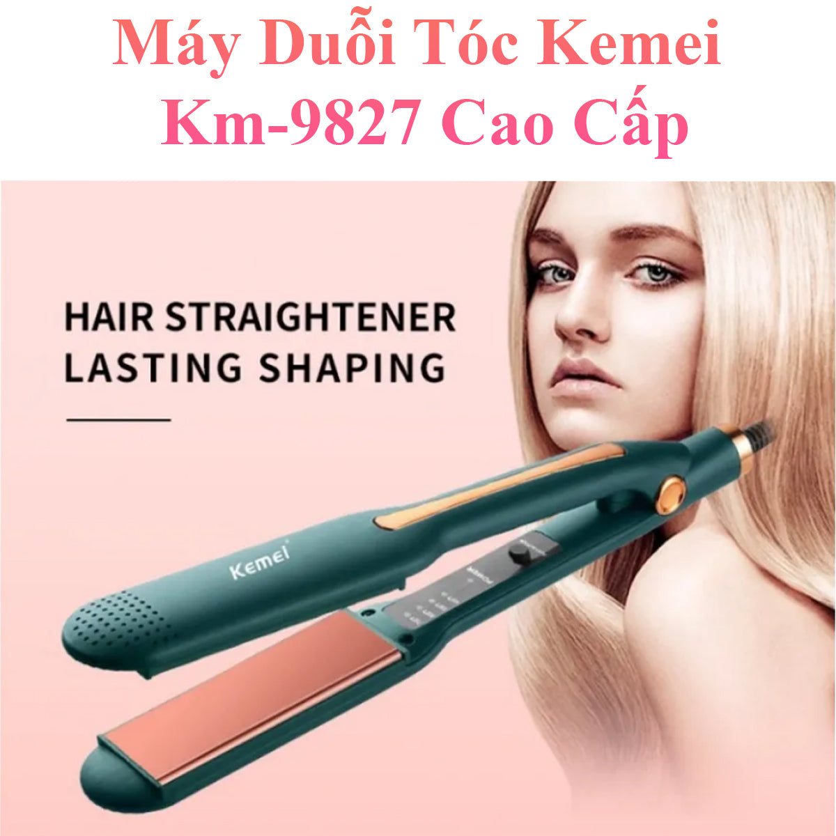 KEMEI KM-9827 PROFESSIONAL HAIR STRAIGHTENER