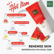 BABY BRIGHT WATERMELON & HYA FACIAL FOAM 160g