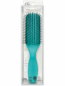 JIAMEI Translucent Cushion Paddle Hair Brush – Anti-Frizz Scalp Massager Comb