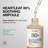 Anua Heartleaf 80 Moisture Soothing Ampoule with Hyaluronic Acid, Hydrates & Reduces Redness