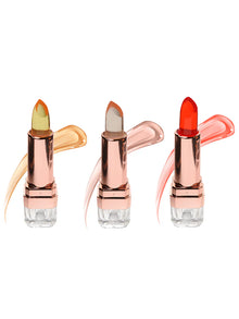 INCOLOR Multicolor Set of 3 Exposed Color Change Lipstick ( COMBO )