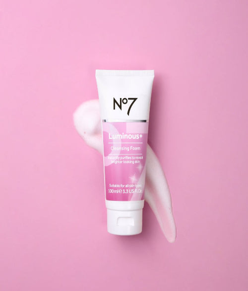 No7 Luminous+ Cleansing Foam (100ml)