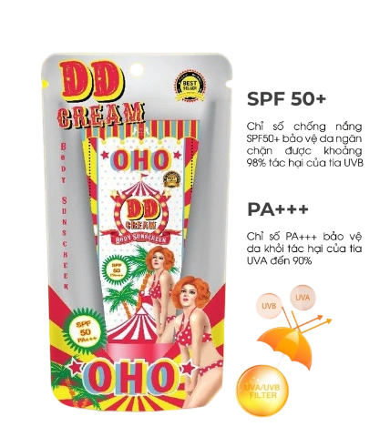 OHO DD CREAM BODY SUNSCREEN SPF 50 PA+++