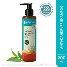 Pilgrim Australian Tea Tree Non-Drying Anti-Dandruff Shampoo, 200 ml