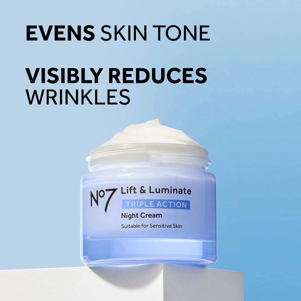 No7 Lift & Luminate Triple Action Night Cream 50ml