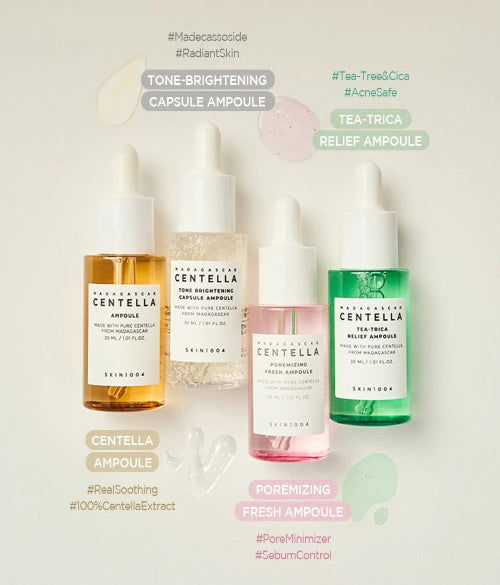 SKIN1004 Madagascar Centella Ampoule Kit  Soothing Serum Set 120ml!