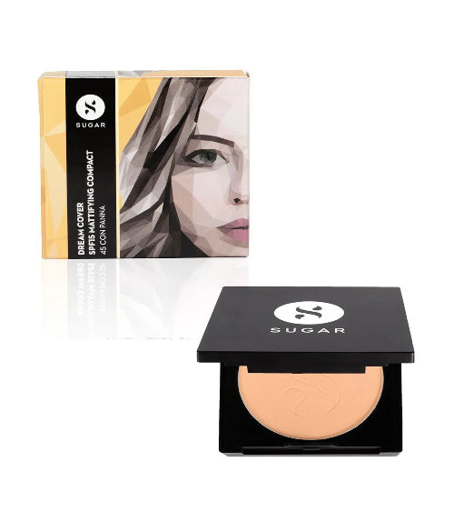 Sugar Dream Cover Matte Compact Powder With SPF 15 & Vitamin E  Pressed Setting Powder (6g)